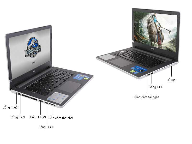 Máy tính xách tay Laptop dell Inspiron N5558
