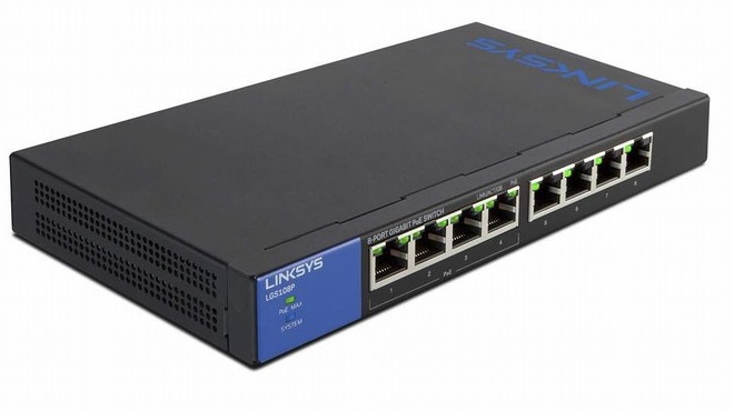 Thiết bị chia mạng Linksys LGS108P (PoE+)