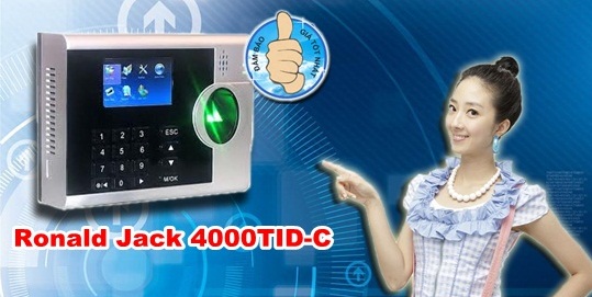 Máy chấm công vân tay Ronald Jack 4000TID-C