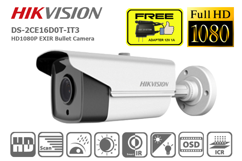  Camera quan sát thân Hikvison DS-2CE16D0T-IT3