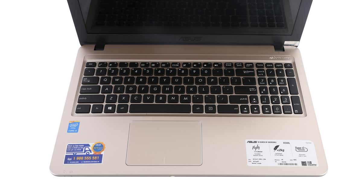 Laptop Asus X541NA-GO012T (Black)