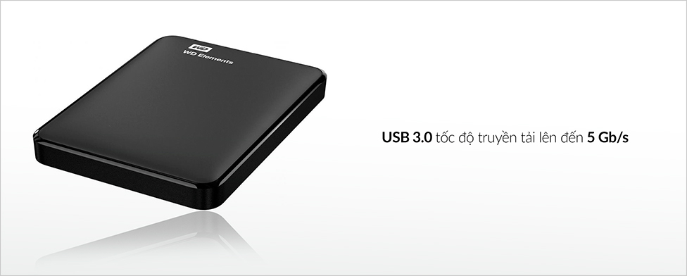 Ổ cứng di động Western Digital Element 750Gb USB3.0