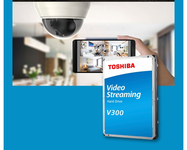 Ổ cứng Camera Toshiba V300 Video Stream 2Tb 5700rpm 64Mb