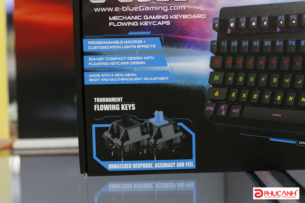 Bàn phím cơ Eblue EKM757