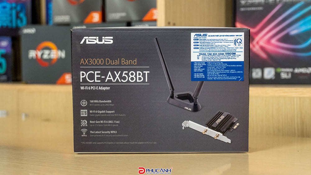 Unbox Asus PCE-AX58BT
