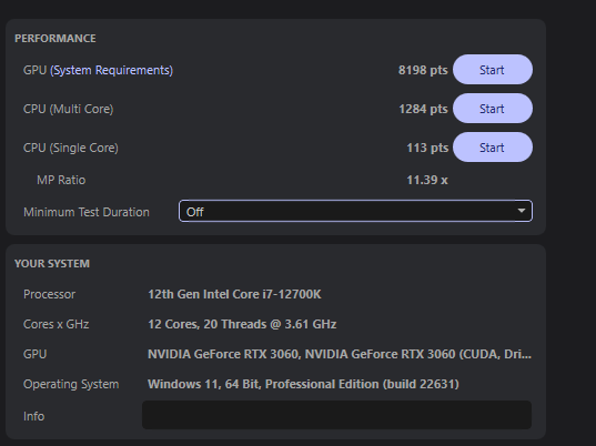 Đánh giá Core i7 12700K và Nvidia RTX 3060 - 12GB 
