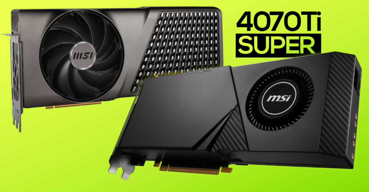 MSI ra mắt GeForce RTX 4070 TI SUPER EXPERT và GPU AERO