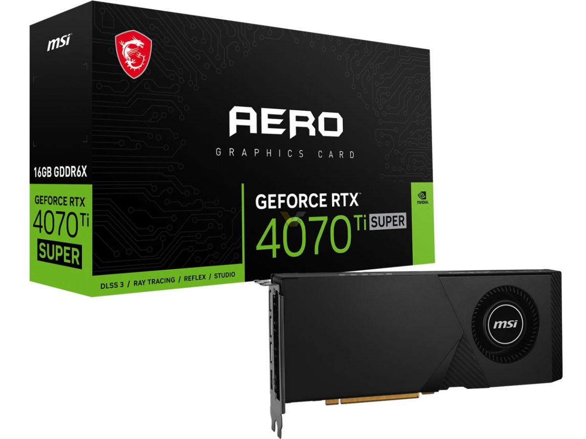 MSI ra mắt GeForce RTX 4070 TI SUPER EXPERT và GPU AERO