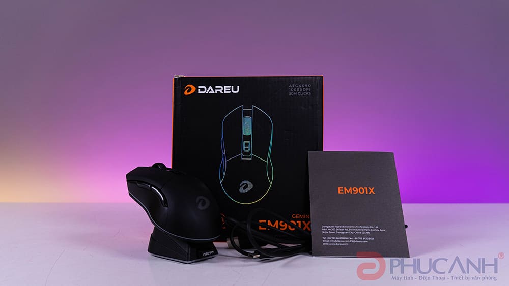 DareU EM901X RGB Superlight Wireless