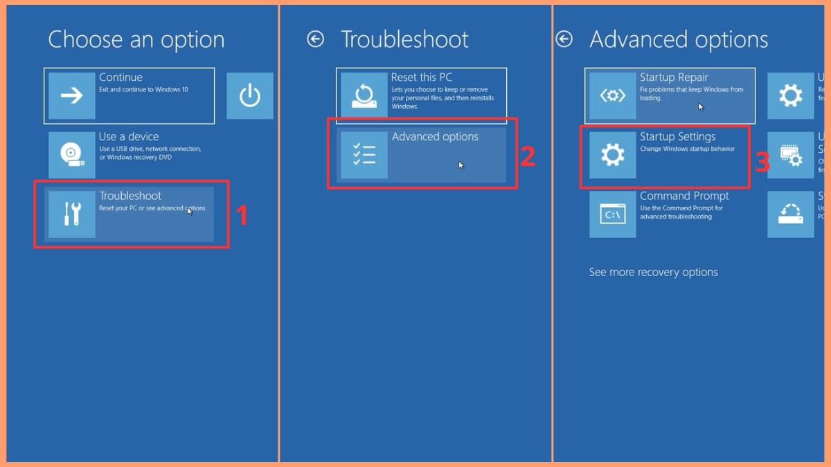 Sử dụng Boot Troubleshooting để chẩn đoán lỗi
