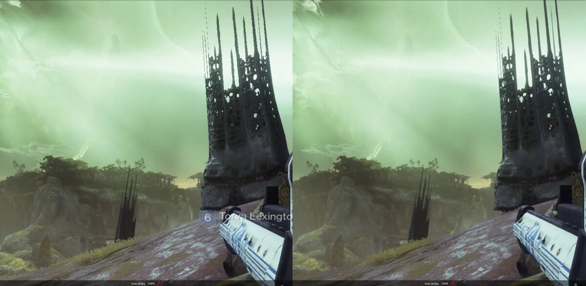 Fast approximate Anti-Aliasing (FXAA)