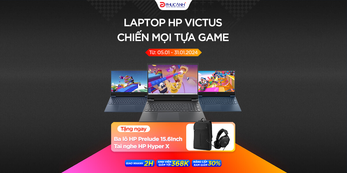 Laptop HP Victus - Chiến mọi tựa game