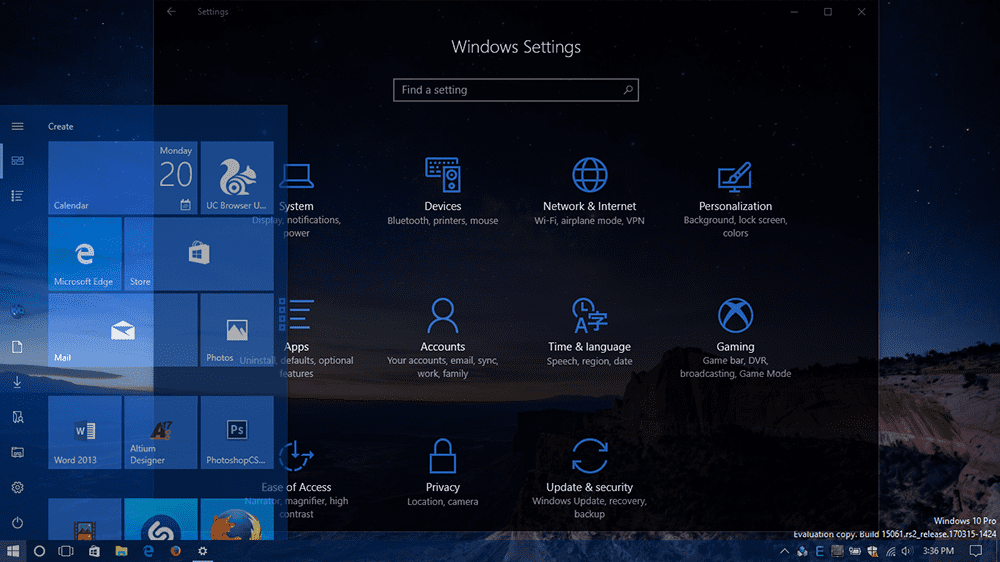 Thủ thuật đơn giản bật chế độ trong suốt cho ứng dụng trên Windows 10