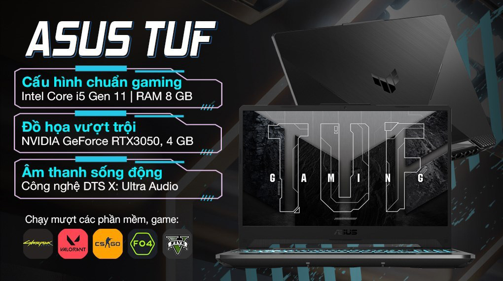 Asus TUF Gaming FX506HC-HN144W