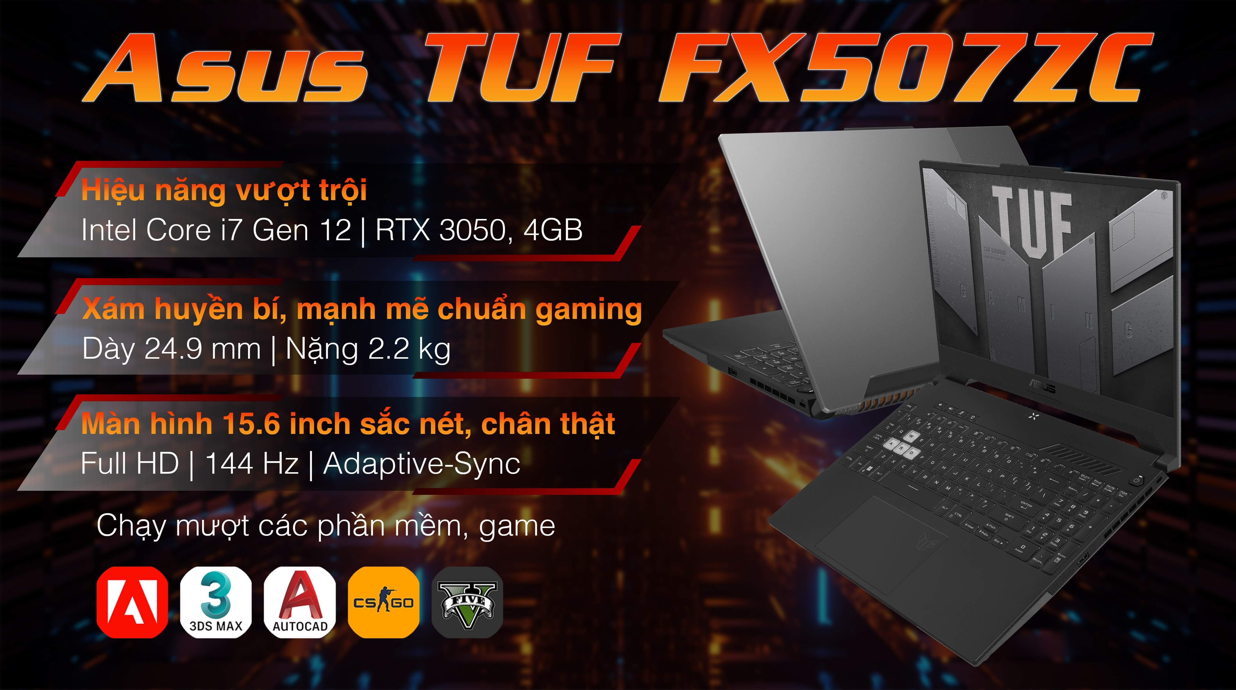 Asus TUF Gaming FX507ZC HN124W