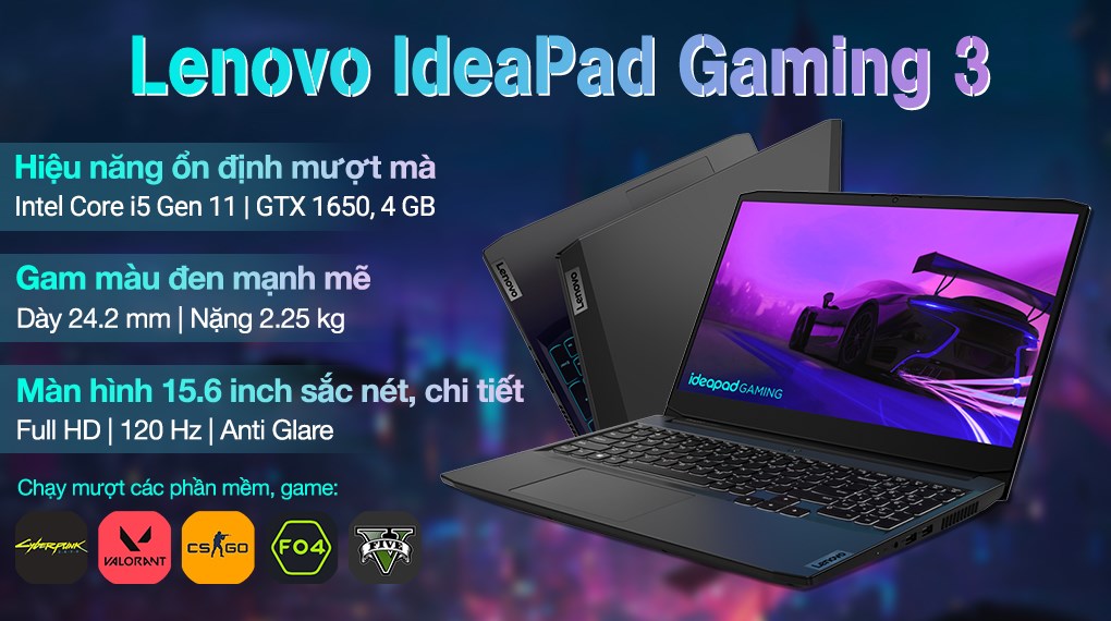 Lenovo Ideapad Gaming 3 15ACH6 82K200T1VN