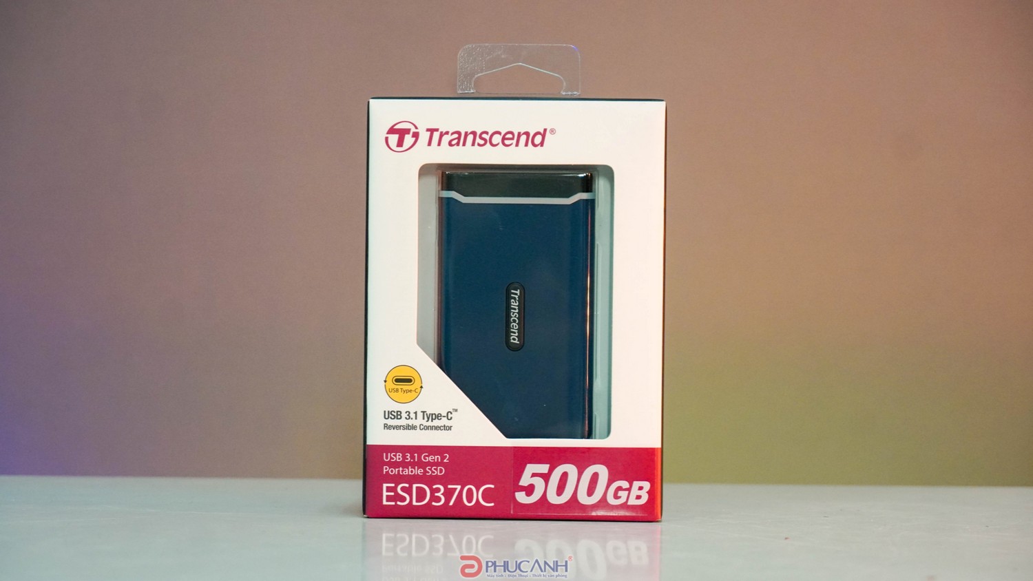 thiết kế SSD Transcend ESD370C 