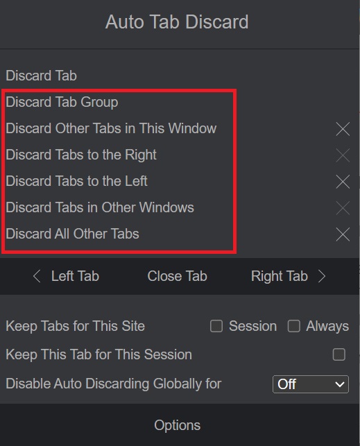 ách đóng băng tab Chrome để tiết kiệm RAM bằng Auto Tab Discard