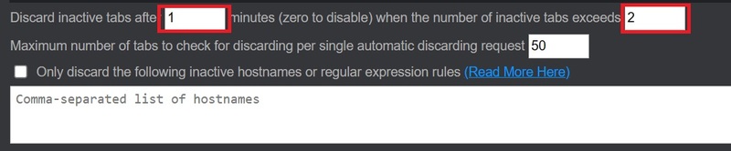 ách đóng băng tab Chrome để tiết kiệm RAM bằng Auto Tab Discard