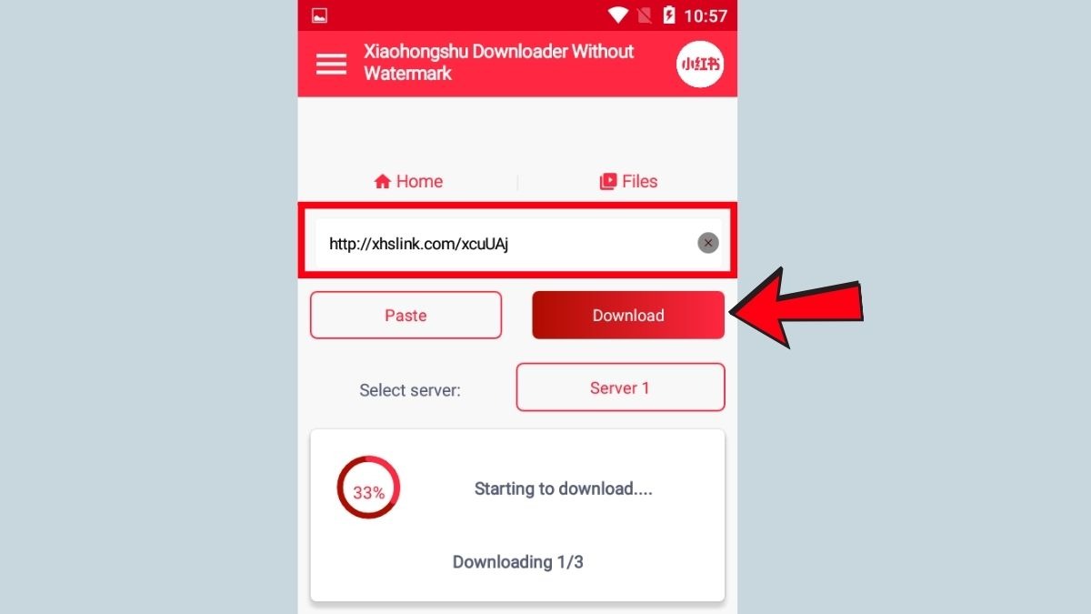 Hướng dẫn chi tiết cách tải video Xiaohongshu 小红书 không logo