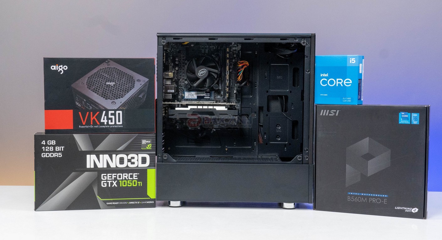 PAWS DESIGNER 23-I5 11400/B560/16GB/GTX1050TI