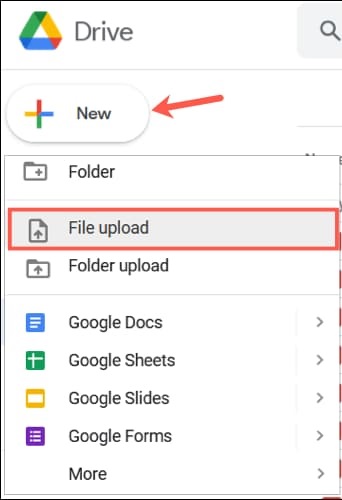 Mở file PowerPoint sang Google Slide bằng cách tải lên Google Drive