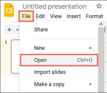 Chuyển file PowerPoint sang Google Slide bằng việc upload file lên