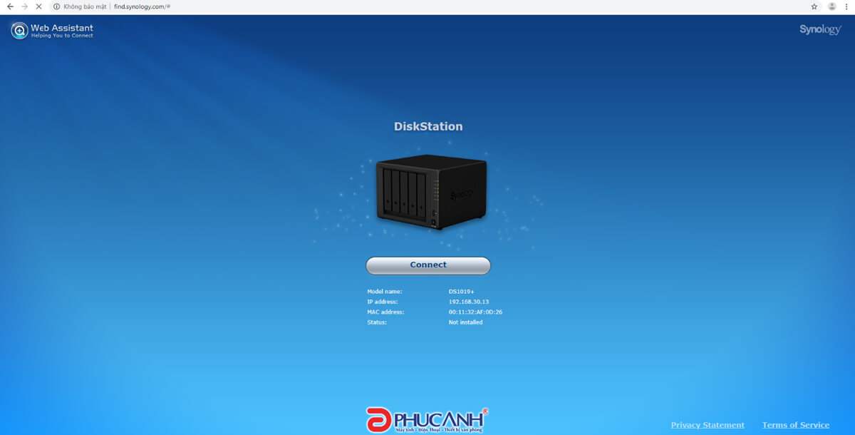 cài đặt dễ dàng hệ điều hành DSM cho ổ NAS Synology