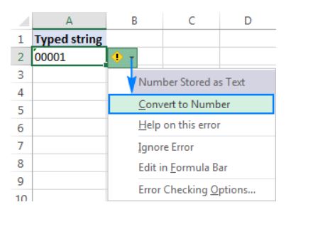 thêm số 0 đứng đầu trong Excel Cách xóa số 0 đứng đầu trong Excel