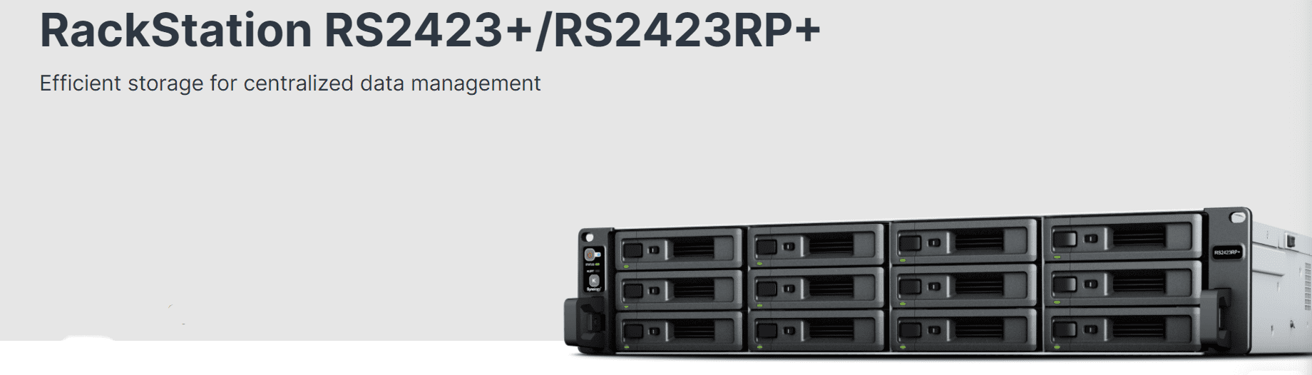 Synology RackStation RS2423+ và RS2423RP+