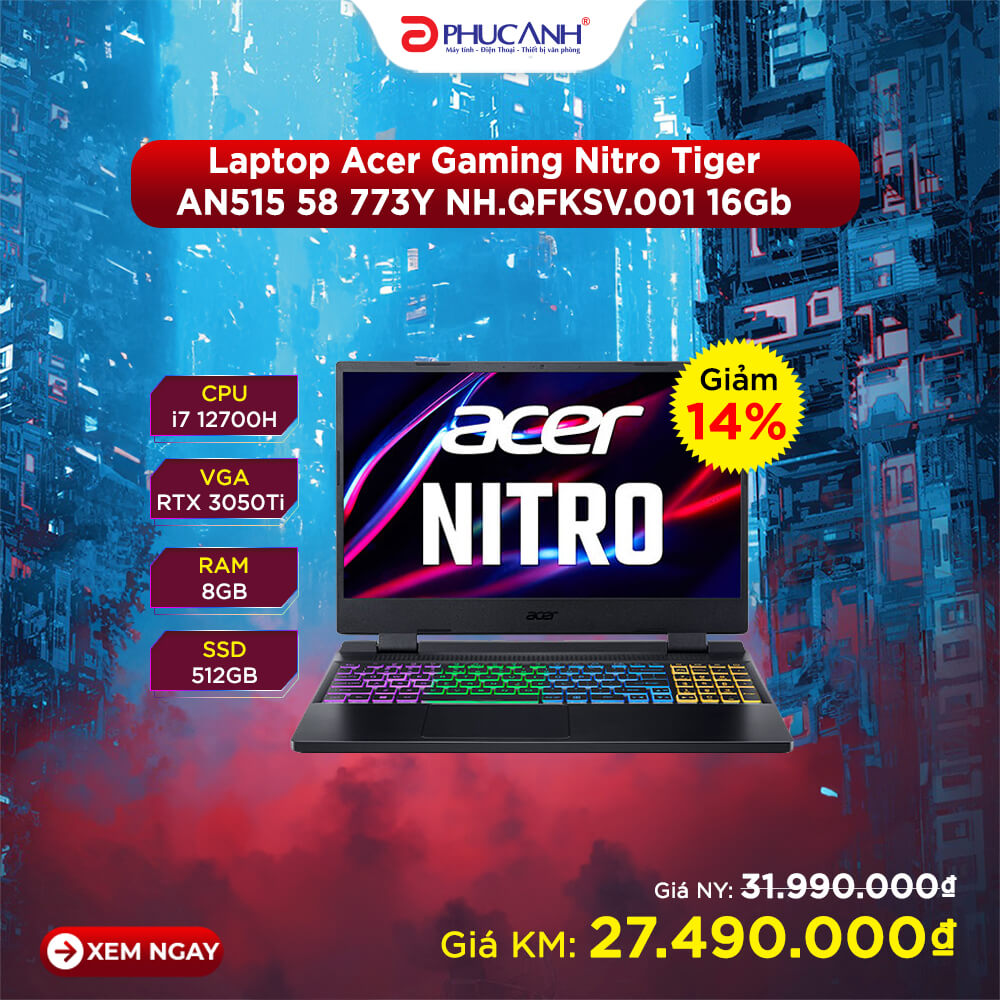 Acer-Gaming-Nitro-Tiger-AN515-58-773Y