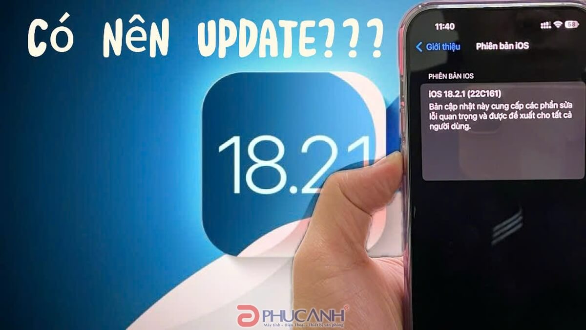 Trải nghiệm iOS 18.2.1