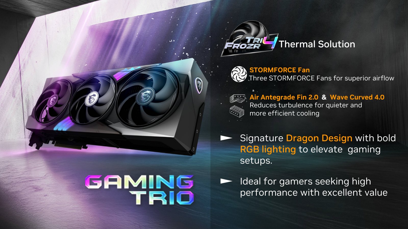 MSI ra mắt GPU GeForce RTX 50 SUPRIM, GAMING, VENTUS và VANGUARD