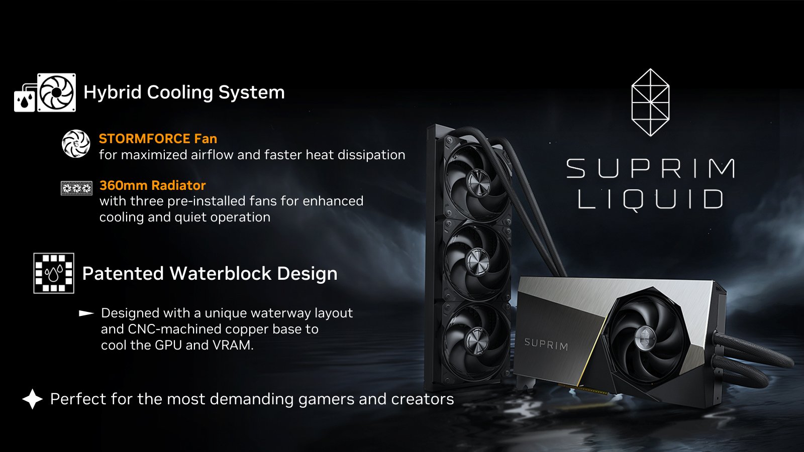MSI ra mắt GPU GeForce RTX 50 SUPRIM, GAMING, VENTUS và VANGUARD