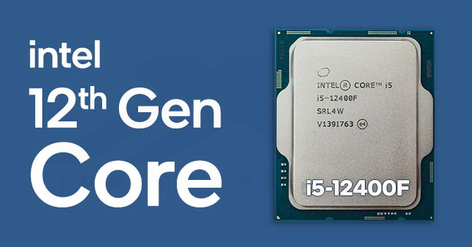 Intel Alder Lake Core i5 12400F