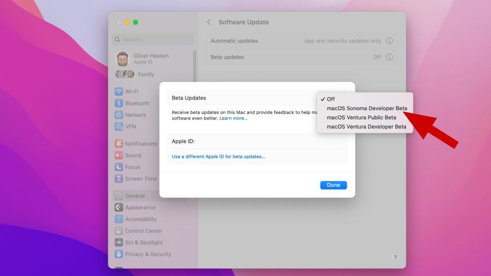 Cách cài đặt macOS 14 Sonoma beta trên máy Mac