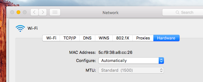 Cách tìm địa chỉ MAC trên máy Mac
