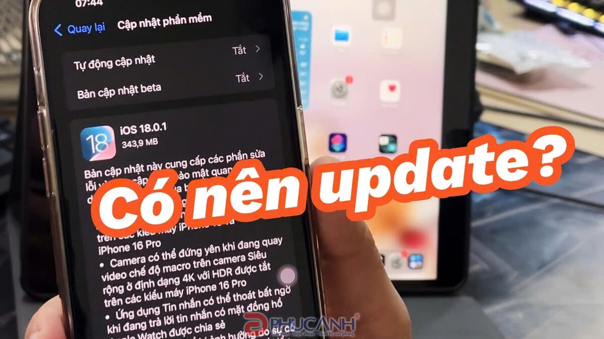 Thông tin về iOS 18.0.1