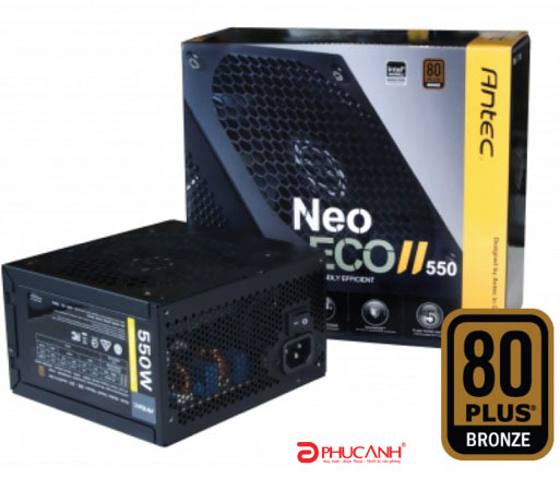Nguồn Antec Neo ECO II 550W -80 Plus Bronze 