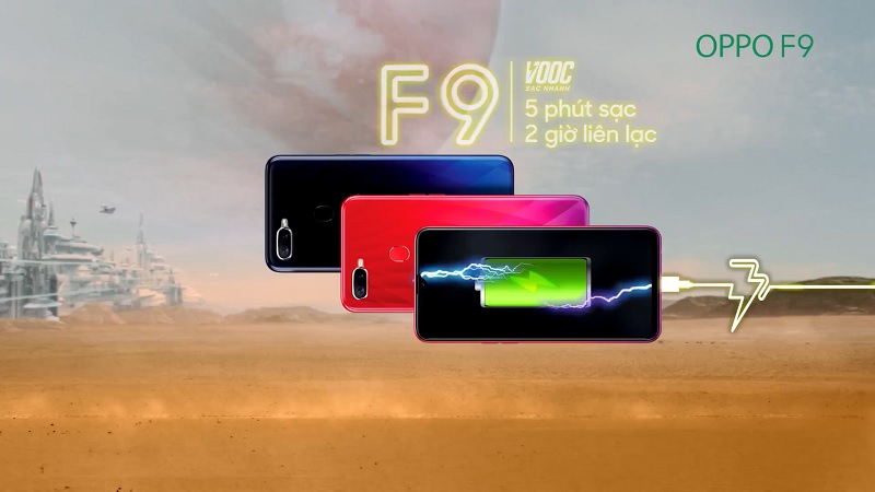 Oppo F9 màn hình giọt nước, camera kép, sạc nhanh VOOC sắp ra mắt