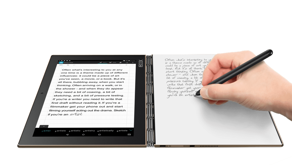 Lenovo Yoga Book máy tính bảng 2 trong 1 mỏng nhất thế giới chính thức ra mắt