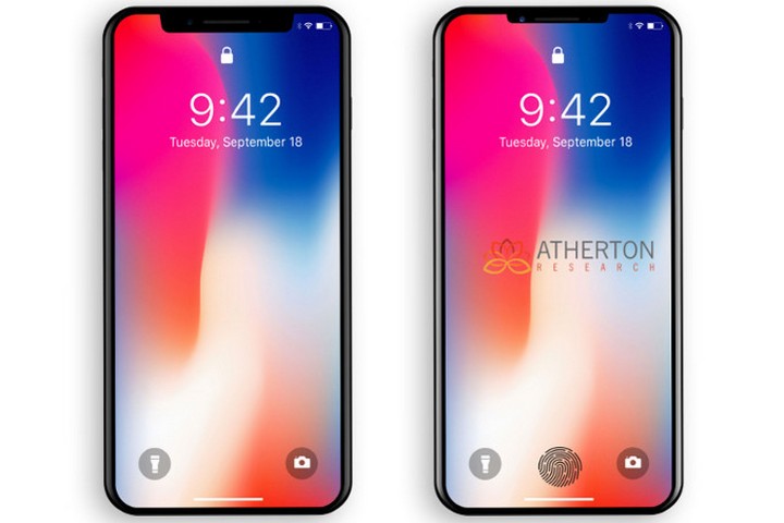 iPhone 2018 sẽ có notch nhỏ hơn và cảm biến vân tay dưới màn hình