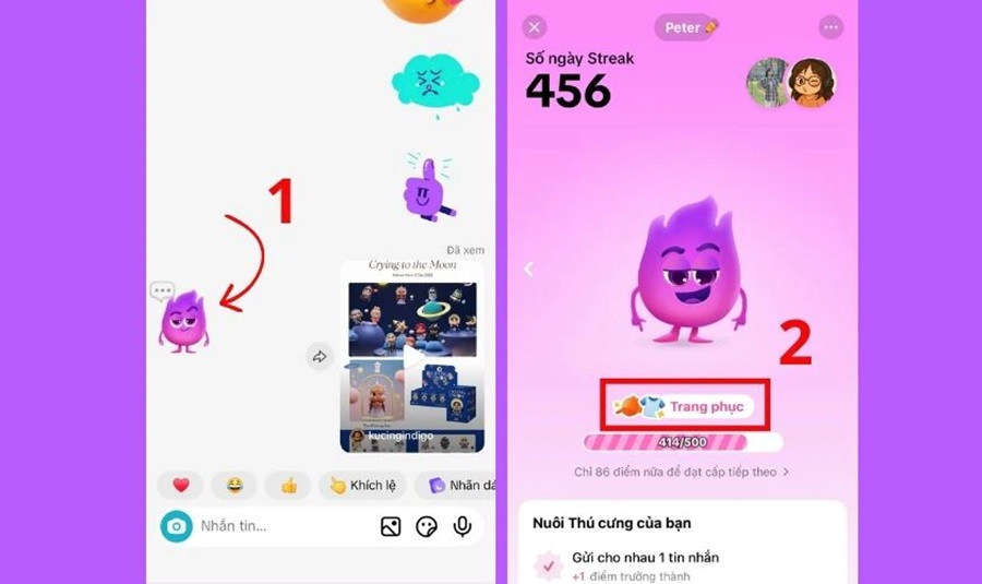 Cách đổi trang phục chuỗi TikTok