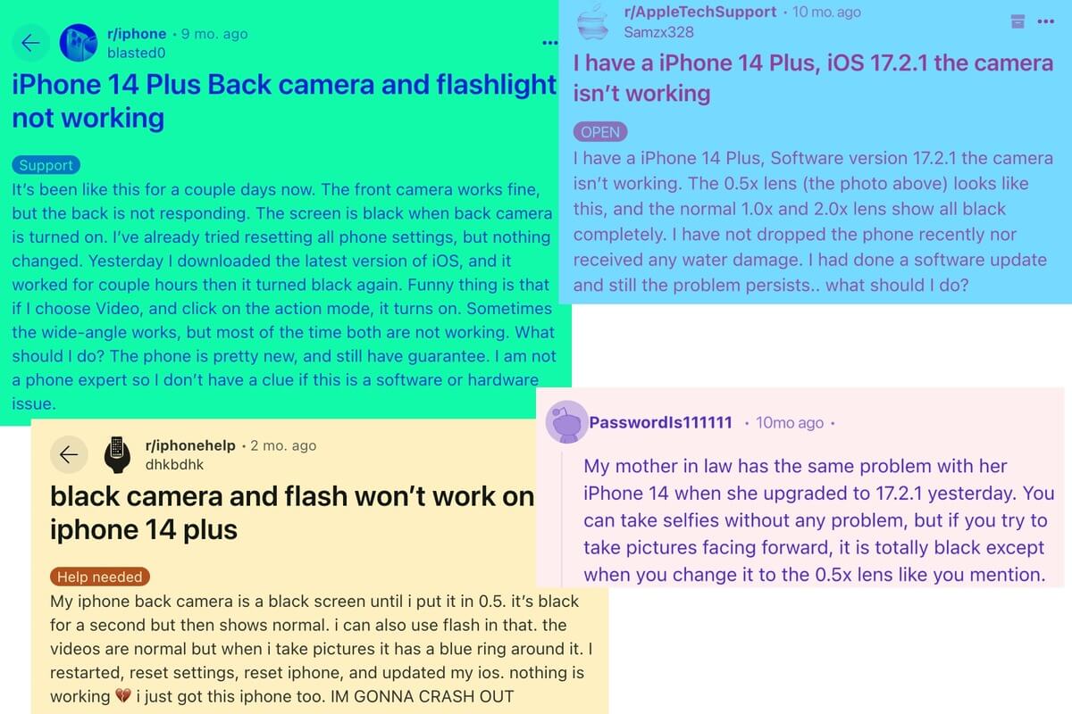 Apple cung cấp dịch vụ sửa chữa miễn phí cho iPhone 14 Plus bị lỗi camera