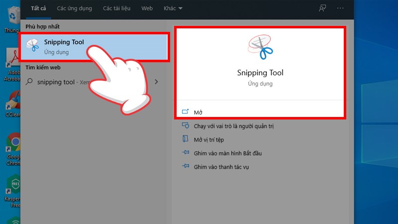 [Thủ thuật] Cắt, ghép ảnh chụp màn hình siêu nhanh trong Windows 10 với Snipping Tool