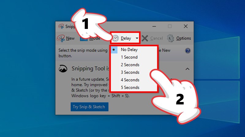 [Thủ thuật] Cắt, ghép ảnh chụp màn hình siêu nhanh trong Windows 10 với Snipping Tool