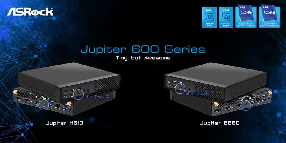 ASRock công bố Mini PC Jupiter 600 
