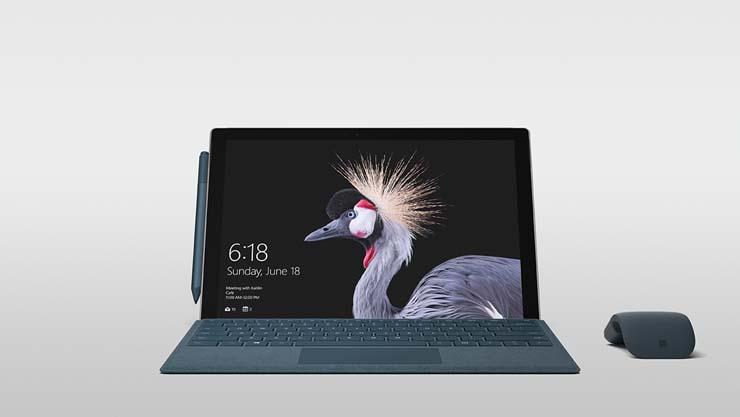 Microsoft Surface Pro 2017 i5/8G/128Gb - kèm Key Alcantara (Silver)