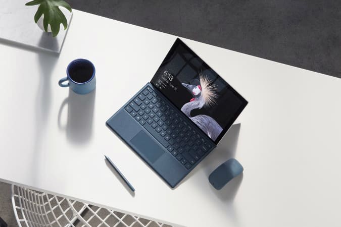 Microsoft Surface Pro 2017 i5/8G/128Gb - kèm Key Alcantara (Silver)