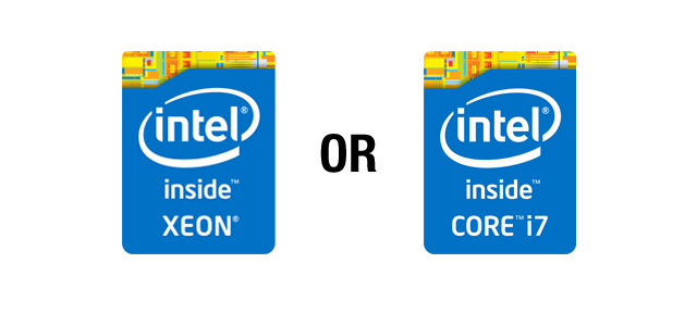 lựa chọn mua máy tính thì bạn nên chọn Intel Xeon hay Core I7